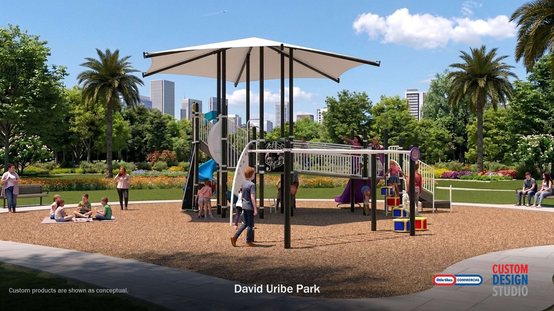 Back of Uribe Park Play Ara